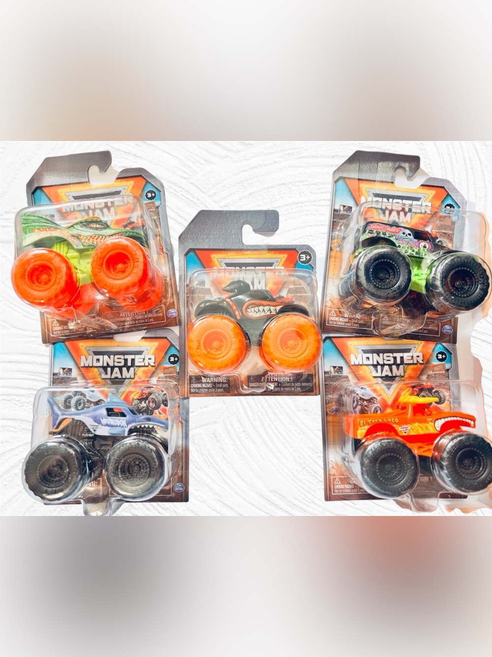 Monster Jam Mini 1:87 Scale 5 Monster Trucks
